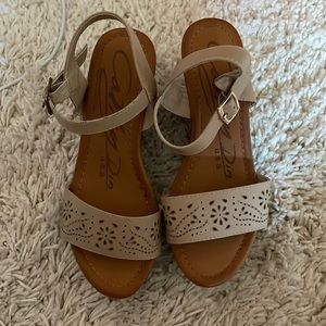cathy din open toed wedges